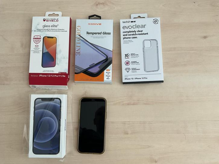 Apple iPhone 12|Zwart|64gb|Nette staat incl veel accessoires, Telecommunicatie, Mobiele telefoons | Apple iPhone, Zo goed als nieuw