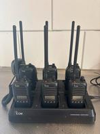 Portofoon set + oplaadstation, Telecommunicatie, Portofoons en Walkie-talkies, Ophalen, Gebruikt, 2 to 5 km, Portofoon of Walkie-talkie