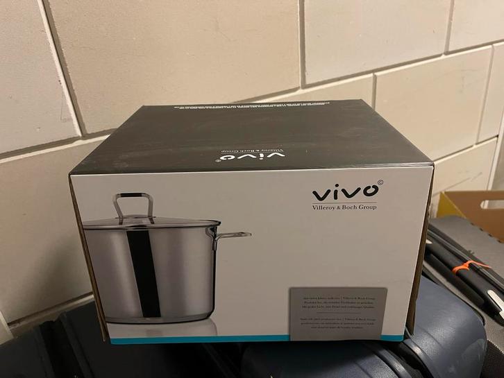 Vivo Pan Nieuw in Doos - Geschikt voor Alle Warmtebronnen, Huis en Inrichting, Keuken | Potten en Pannen, Nieuw, Kookpan of Snelkookpan