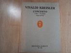 Vivaldi-Kreisler concerto C dur viool en piano, Muziek en Instrumenten, Ophalen, Gebruikt, Klassiek, Piano