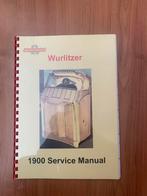Wurlitzer 1900 handleiding ( jukebox revival ), Verzamelen, Automaten | Jukeboxen, Wurlitzer, Ophalen of Verzenden, Zo goed als nieuw