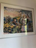 Geborduurd Schilderij - Traditionele Klederdracht, Antiek en Kunst, Ophalen