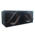 Dubbele subwoofer kist MDF 2x 12 Inch 2x 42 Liter, ., Nieuw, Ophalen of Verzenden, .