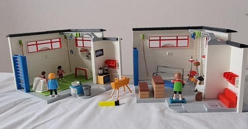 Playmobil dubbele gymzaal 9454 (kan aan nieuwe school vast), Kinderen en Baby's, Speelgoed | Playmobil, Nieuw, Complete set, Ophalen of Verzenden