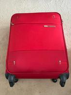 Samsonite rol koffer rood, Sieraden, Tassen en Uiterlijk, Koffers, Ophalen of Verzenden, Zo goed als nieuw, Hard kunststof