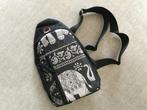 Natuurlijke unieke CROSSBODY SLINGBAG "ELEPHANT-elements", Verzenden, Nieuw, Zwart