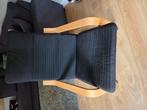 Ikea POÄNG  stoel met zwart kussen, Huis en Inrichting, Fauteuils, Ophalen, Gebruikt