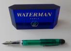 Waterman vulpen groen/zilver (showroom model), Nieuw, Met doosje, Ophalen of Verzenden, Vulpen