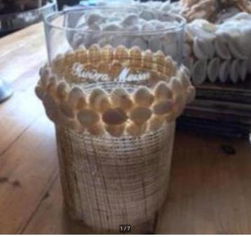 riviera maison windlicht met schelpen en jute beschikbaar voor biedingen