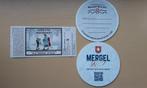 Bieretiket saeson de Maestricht, viltje Mergel  Maastricht, Ophalen of Verzenden, Zo goed als nieuw, Viltje(s), Overige merken
