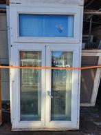 Hardhouten raam kozijnen, Ophalen, Gevelraam of Ruit, Gebruikt, 80 tot 120 cm