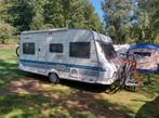 Hobby 450 UF de luxe Caravan, Caravans en Kamperen, Caravans, Overige typen, Hobby, Koelkast, 750 - 1000 kg