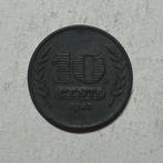 10 cent Nederland 1942 zink, Postzegels en Munten, Munten | Nederland, Ophalen of Verzenden, Koningin Wilhelmina, 10 cent