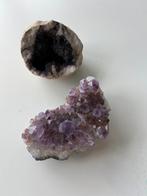 2 stenen Paarse Amethist Cluster -  10,00  10x5 cm, Ophalen