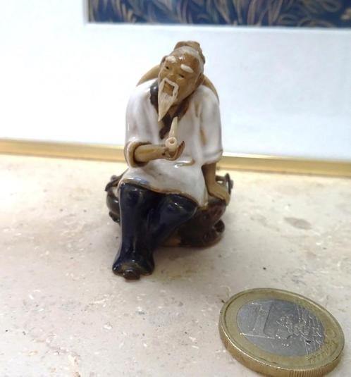 Prachtig zeldzaam miniatuur mudman beeldje, 5 cm hoog, Antiek en Kunst, Kunst | Niet-Westerse kunst, Verzenden