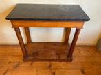 Trumeau Wandtafel Side Table Kersen hout Hardsteen Antiek, Antiek en Kunst, Ophalen