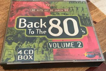 4CD BOXSET BACK TO THE 80’S VOLUME 2 VARIOUS 1997 SONY NL beschikbaar voor biedingen