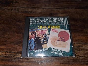 Stevie wonder double album My cherie amour /signed sealed cd beschikbaar voor biedingen