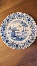 Delfts Blauw Bord - Boch Belgium, Antiek en Kunst, Ophalen of Verzenden
