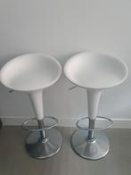 6 BOMBO design barkrukken van MAGIS (wit), Ophalen, 5 krukken of meer, 60 tot 90 cm, Zo goed als nieuw