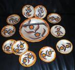 BAUHAUS * DECOR THEA * PETIT FOUR SET VINTAGE * 12 Delig *, Antiek en Kunst, Antiek | Keramiek en Aardewerk, Verzenden