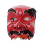 Kleurrijk Balinees Topeng Masker - Handgemaakt - Rood TP25, Verzenden