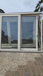 2-delige schuifpui + deur | kunststof, Doe-het-zelf en Verbouw, Kozijnen en Schuifpuien, Ophalen, Kunststof, Gebruikt, 225 cm of meer
