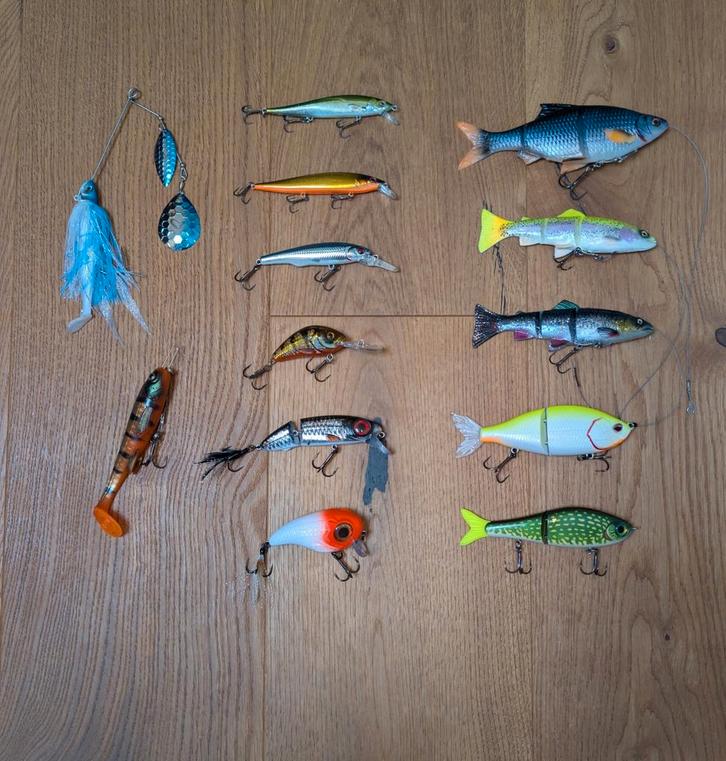 Kunstaas 4d Line Thru, Twitchbaits, Crankbaits etc, Watersport en Boten, Hengelsport | Roofvissen, Gebruikt, Overige typen, Ophalen of Verzenden