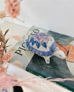 Antiek vintage schildpad schaaltje porselein retro wit boho, Ophalen of Verzenden