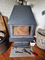 Houtkachel incl. rookgas afvoerbuis 150 mm, Huis en Inrichting, Kachels, Ophalen, Gebruikt, Houtkachel, Vrijstaand