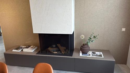 Gashaard Trimline 83 Panorama met maatwerkmeubel, Huis en Inrichting, Haarden, Gebruikt, Gashaard, Ophalen