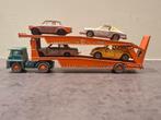 Vintage Lesney Auto Transporter met 4 Auto's, Ophalen of Verzenden, Gebruikt, Auto, Overige merken