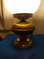 Mooi en antiek tafellamp brons H35cm, Antiek en Kunst, Ophalen
