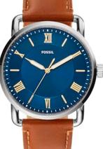 Fossil Copeland Herenhorloge, Staal, Polshorloge, Ophalen of Verzenden, Leer