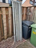 8 Gegalvaniseerde Regenpijpen, Doe-het-zelf en Verbouw, Metalen, Ophalen of Verzenden, Gebruikt, IJzer