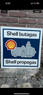Shell Butagas/Propaangas Reclamebord - Vintage Emaille Plaat, Ophalen