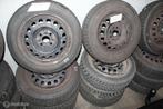 Winterbanden meerdere sets 155/65/14 op velg 4X100 naaf 60, Auto-onderdelen, Banden en Velgen, Ophalen, 14 inch, Gebruikt, 155 mm
