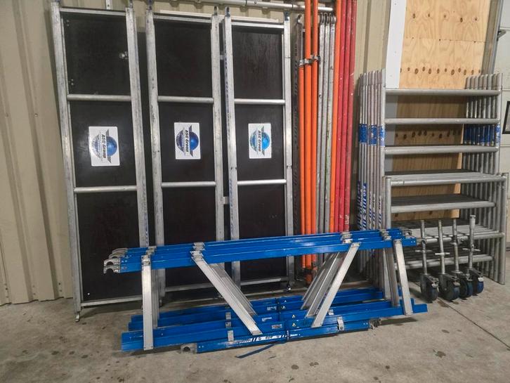 Aluminium rolsteiger, Doe-het-zelf en Verbouw, Steigers, Ophalen