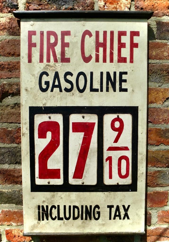 Handgeschilderd pomp station reclame bord / Texaco / Mancave, Verzamelen, Merken en Reclamevoorwerpen, Zo goed als nieuw, Reclamebord