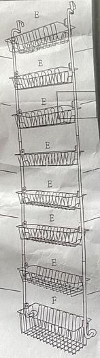 opbreng rek voor aan deur, Huis en Inrichting, Kasten | Overige, Ophalen, Nieuw