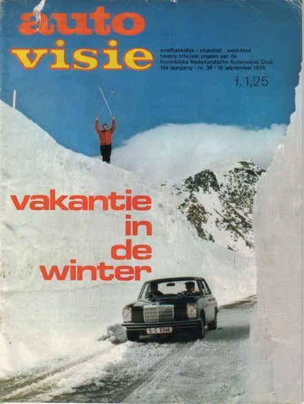 Autovisie 38 1970 : Pontiac Firebird Trans AM - VW K70, Ophalen of Verzenden, Gelezen, Algemeen