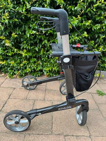 Carbon Fiber Athlon SL Rollator Lichtgewicht L + dienblad beschikbaar voor biedingen