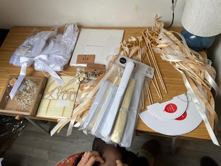 Bruidsversiering bruiloft versiering, Hobby en Vrije tijd, Feestartikelen, Zo goed als nieuw, Versiering, Geboorte of Huwelijk