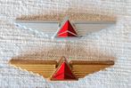 Vintage Delta Airlines spelden, zilver en goudkleurig, Ophalen of Verzenden, Nieuw, Overige typen