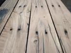 Spoorplanken / wagondelen oud eiken Diverse lengtes, Gebruikt, Eiken, Plank