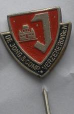 Pin - De Jong & Comp - Verzekeringen, Verzamelen, Ophalen, Zo goed als nieuw, Overige onderwerpen, Speldje of Pin