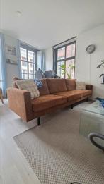 3,5 zits bank | Collin - Leen Bakker | Cognac, Ophalen, Zo goed als nieuw, 75 tot 100 cm, 250 tot 300 cm