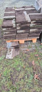Gratis stoeptegels op pallet - makkelijk af te halen, Tuin en Terras, Tegels en Klinkers, Gebruikt, Beton, Terrastegels, 5 tot 10 m²
