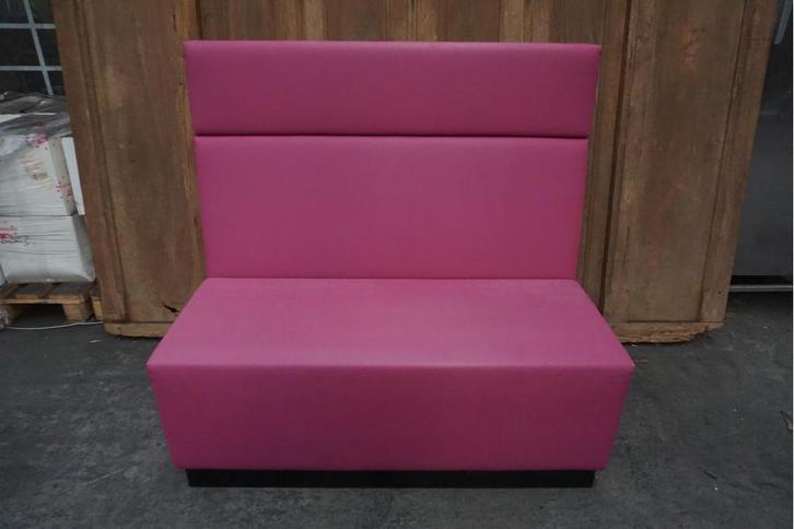 Treinbank Wandbank Bank, Huis en Inrichting, Banken | Bankstellen, Gebruikt, Rechte bank, Tweepersoons, Minder dan 150 cm, Minder dan 75 cm