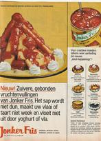 retro reclame 1966 Jonker Fris gebonden vruchtenvullingen, Verzenden, Overige typen